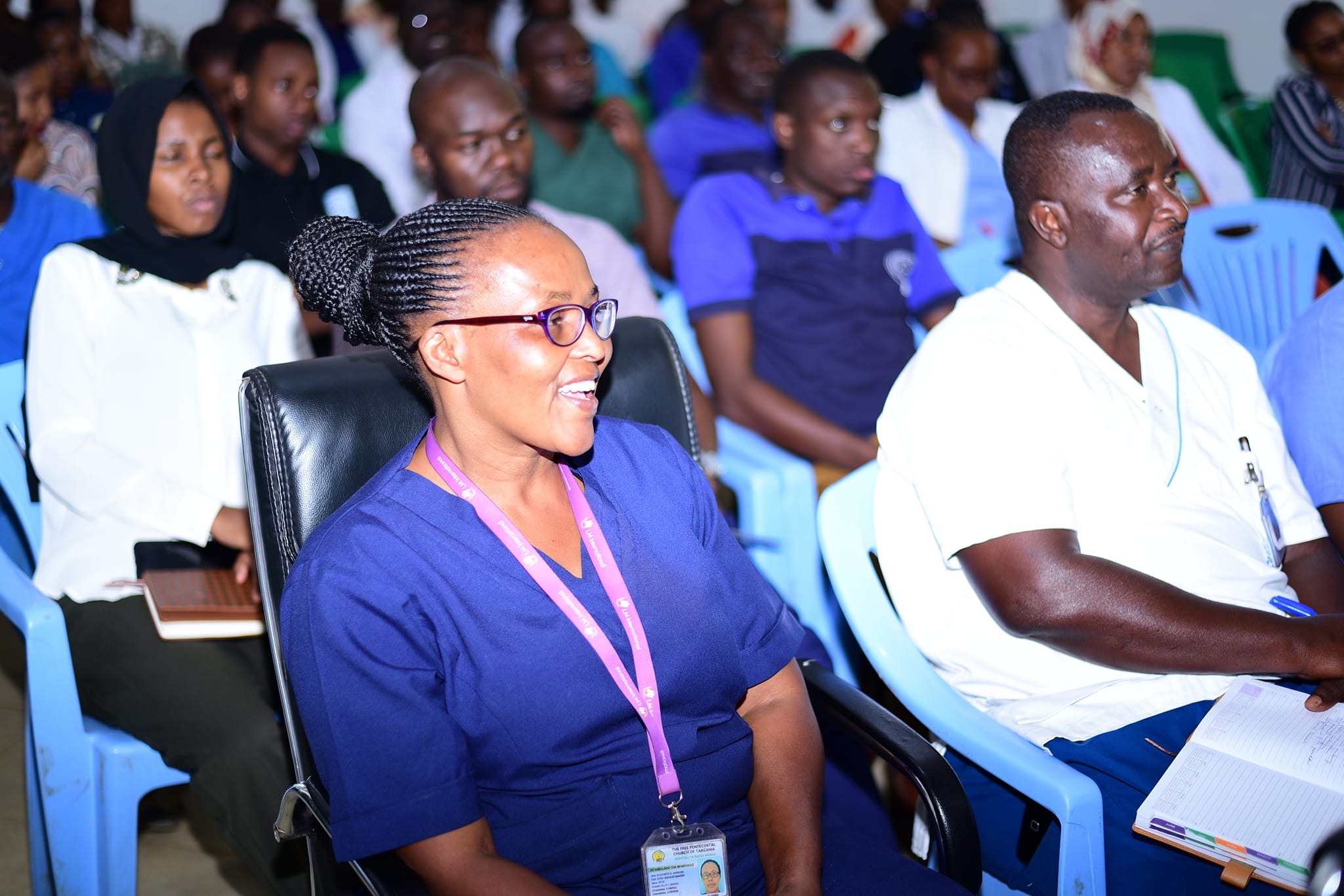 NRH staff in a follow-up and governance meeting