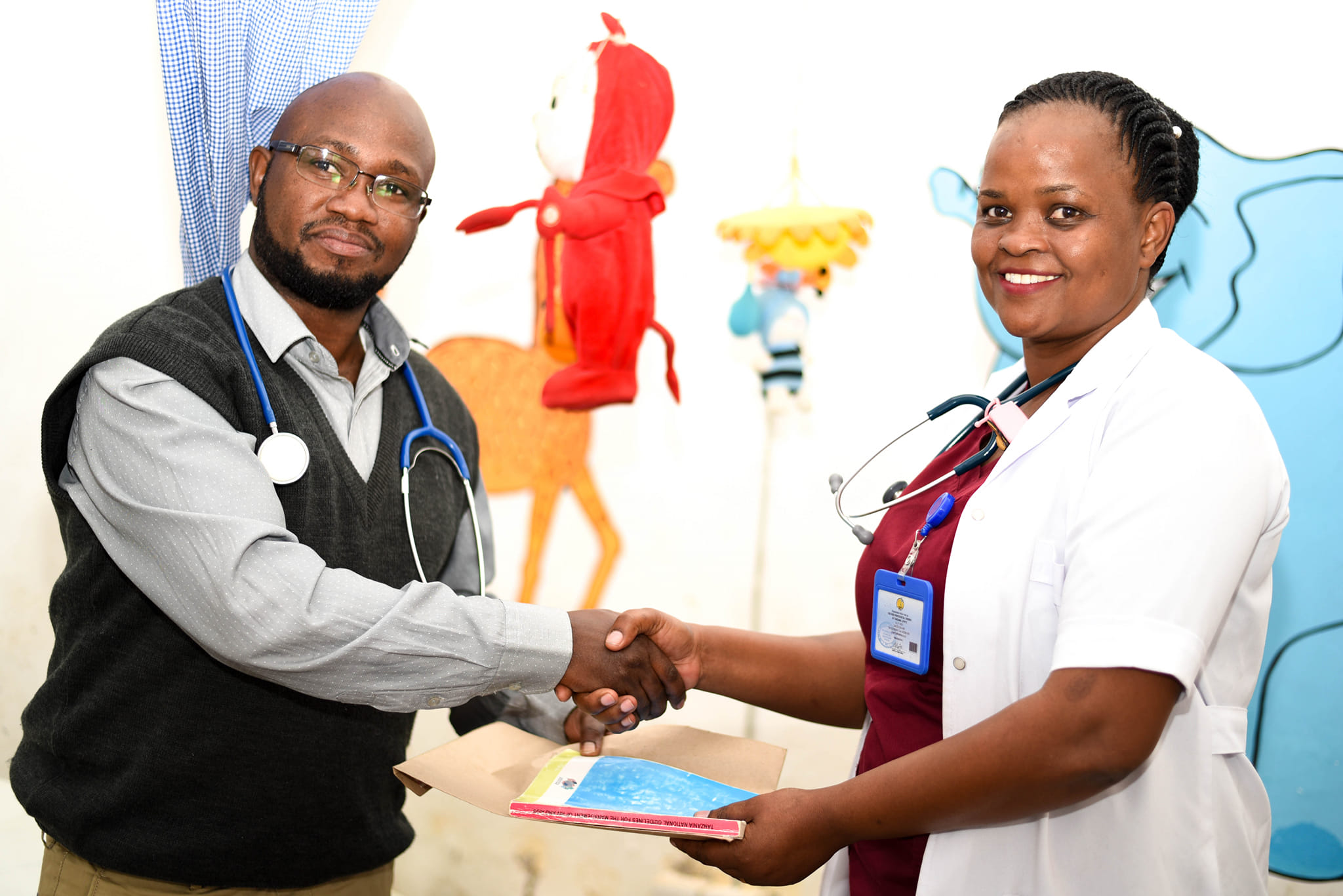 Clinical teams ready to serve at Nkinga Referral Hospital