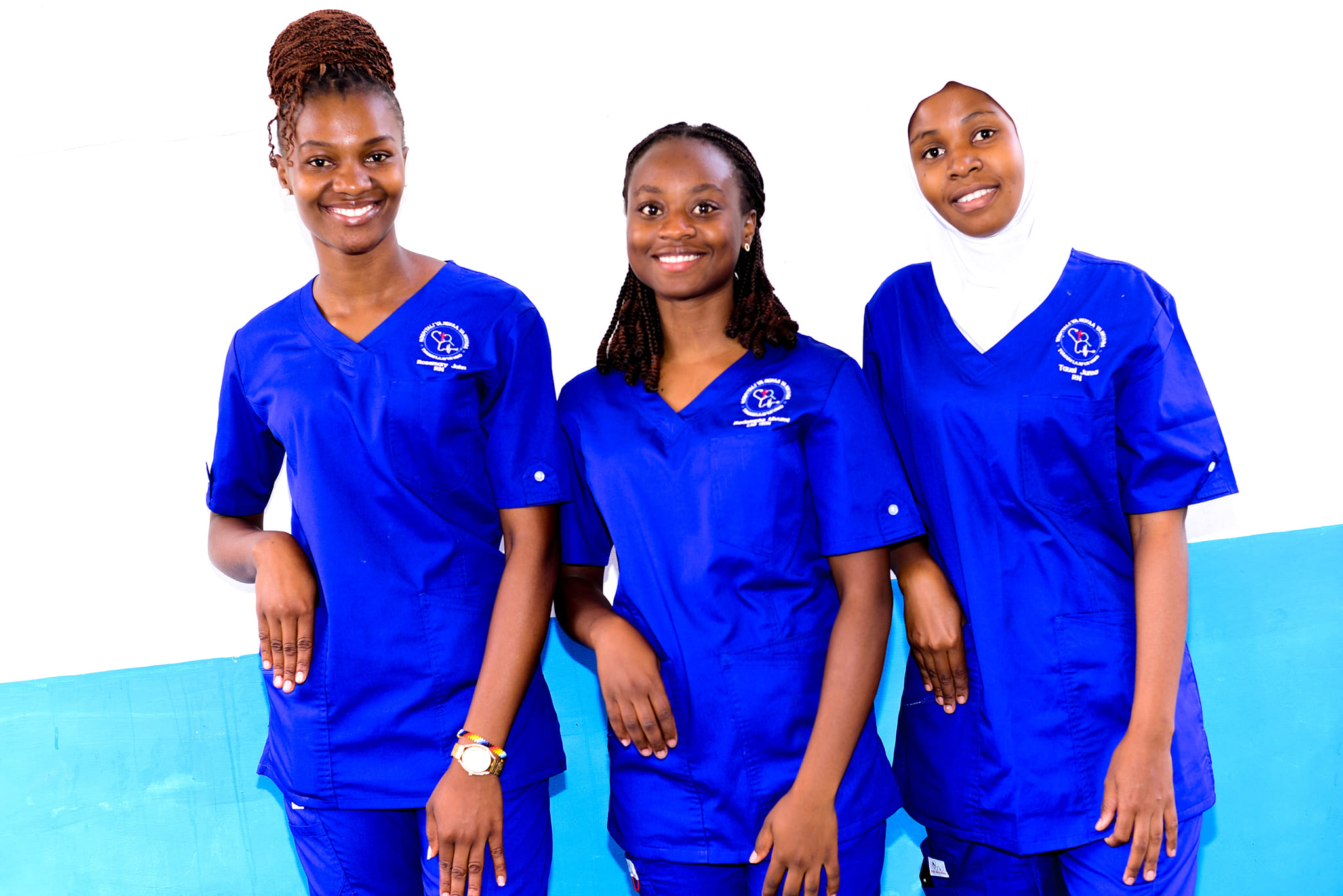 NRH staff welcoming patients at the facility