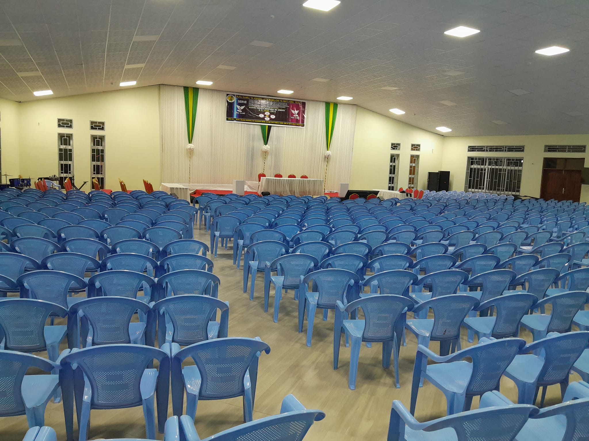 FPCT national hall prepared for meetings
