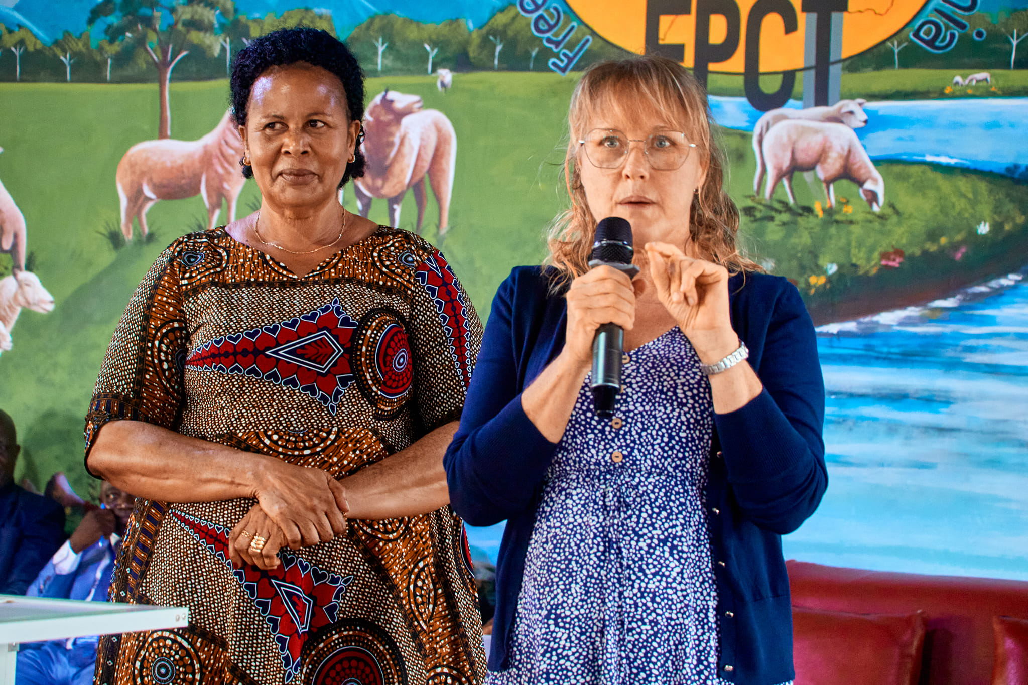 Women gathered in fellowship and worship at an FPCT event
