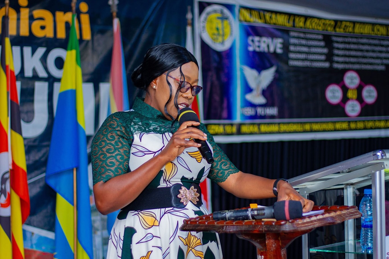 Women ministering