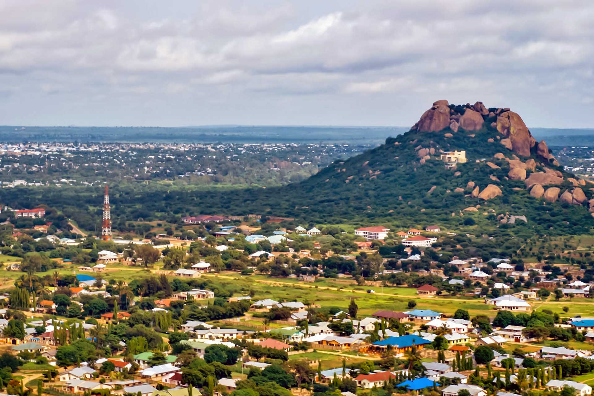Dodoma city view and meeting venues