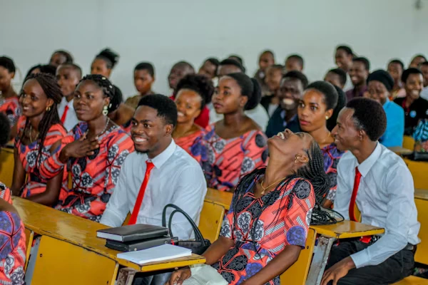 Youth learning together with Bibles open